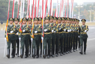 A China envia um destacamento cerimonial para se juntar ao desfile do dia da vitória de Moscou