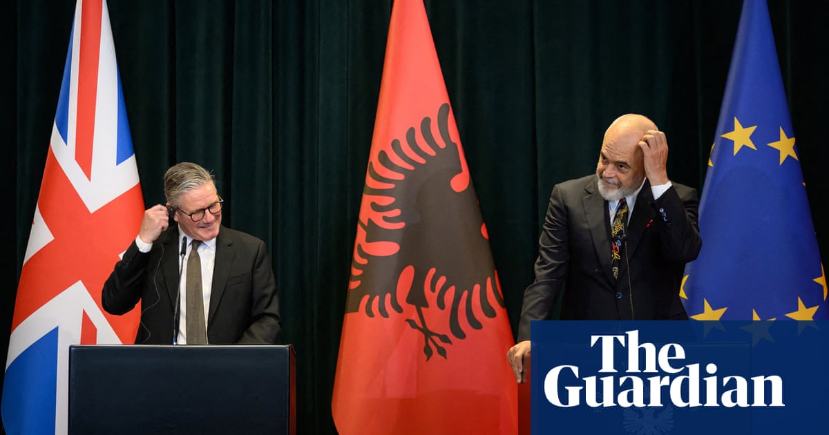 A Starmer Trip rotulou um 'embaraço', enquanto a Albânia exclui o negócio de buscador de asilo | Imigração e asilo