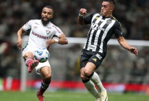 Atlético-MG arranca virada sobre o Fluminense em duelo do Brasileirão