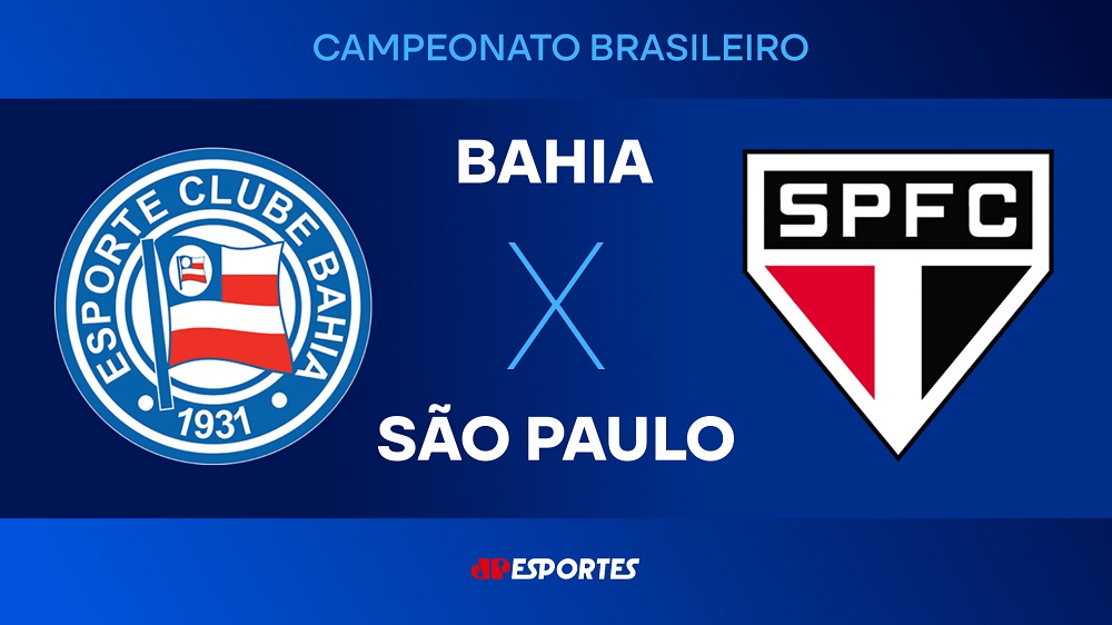 Bahia x São Paulo: confira a transmissão da Jovem Pan ao vivo