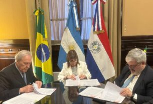 Brasil, Argentina e Paraguai firmam acordo de cooperação policial para reforçar segurança na Tríplice Fronteira