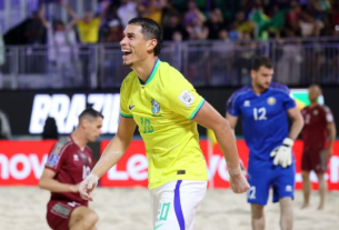 Brasil vence Belarus e conquista o heptacampeonato mundial de futebol de areia