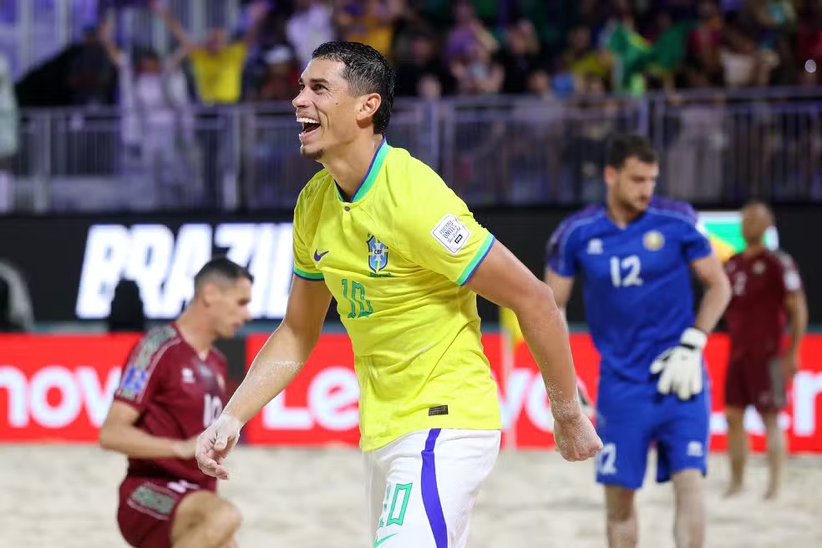 Brasil vence Belarus e conquista o heptacampeonato mundial de futebol de areia
