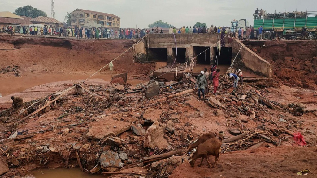 Inundações deixam mais de 150 mortos na Nigéria