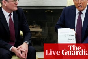 O ministro encolhe as críticas à visita de Trump pela Carney - UK Politics Live do Canadá | Política