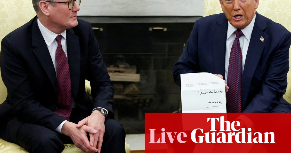O ministro encolhe as críticas à visita de Trump pela Carney - UK Politics Live do Canadá | Política