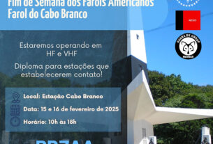 PR7AA: Farol do Cabo Branco estará no ar durante o Final de Semana dos Faróis Americanos