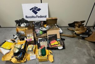 Polícia apreende R$ 840 mil em drogas em encomendas nos Correios