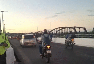 Ponte de Igapó: tráfego é liberado nas quatro faixas após conclusão da pavimentação