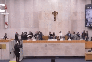 SP: sindicalista vai para cima de vereador do PL e...