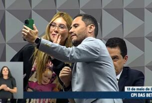 Senador interrompe CPI, elogia ‘pré-treino’ de Virgínia Fonseca e pede vídeo da influenciadora