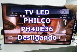 TV LED Philco PH40E36 desligando