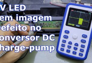 TV LED sem imagem - Defeito no conversor DC Charge-pump