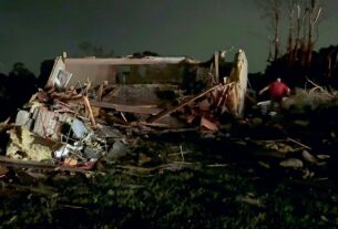 Tornados deixam mais de 20 mortos em dois estados do sul dos EUA