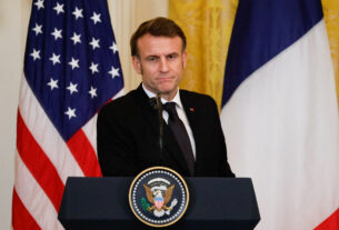Trump 'reagirá' à Ucrânia de Putin 'Cynism' Macron pensa