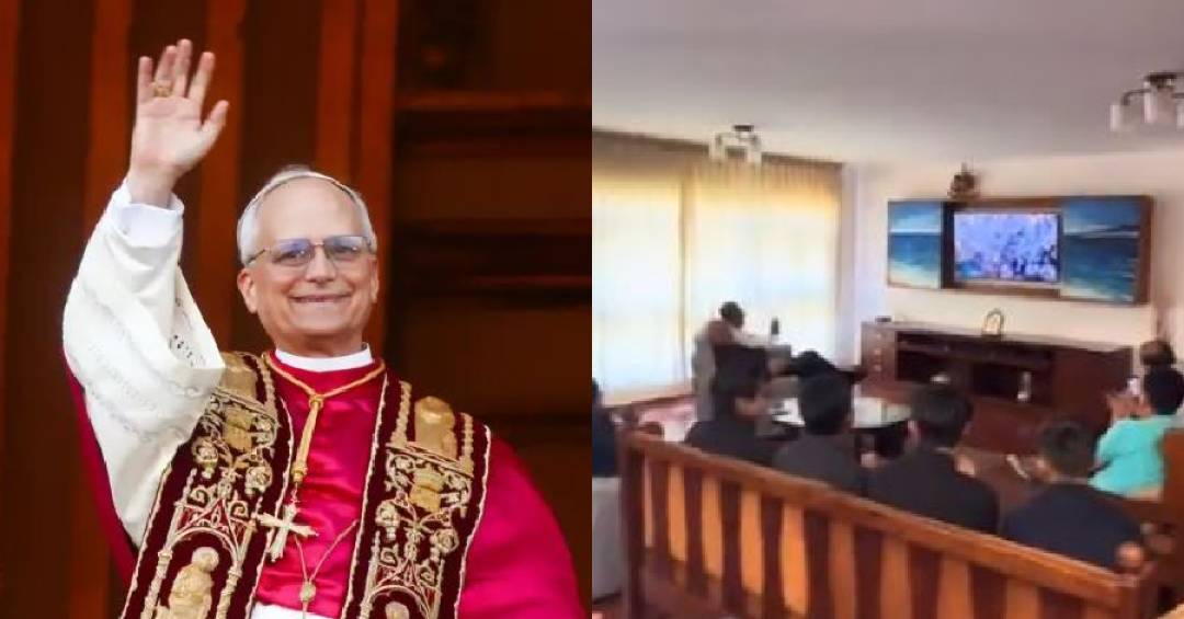 Vídeo mostra reação de seminaristas peruanos à ele...