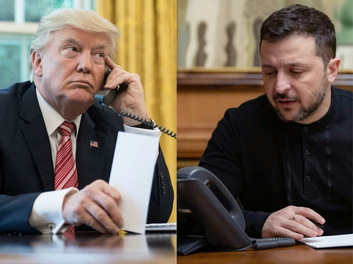 Zelensky, Trump Hold Call, foi 'muito bem ”, diz o funcionário ucraniano