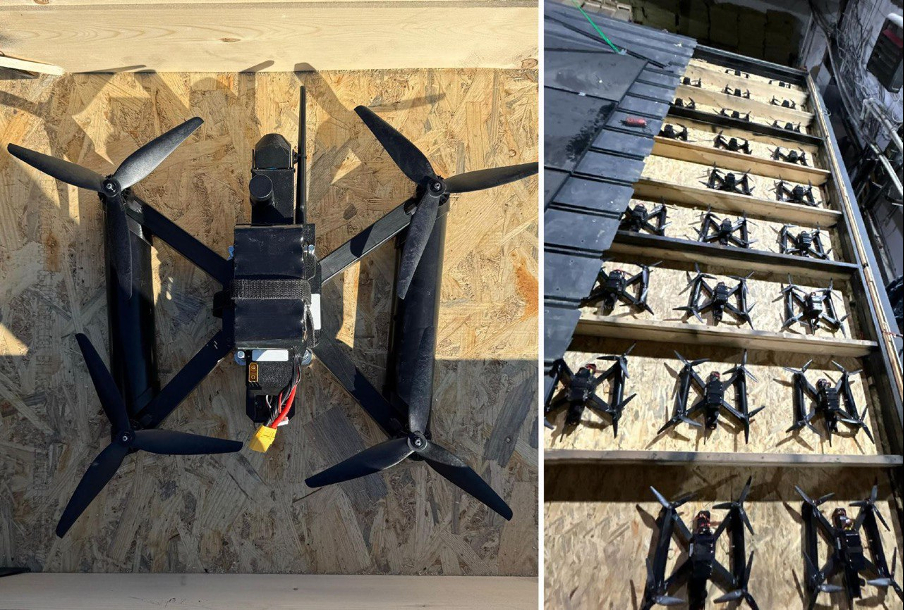 A SBU da Ucrânia construiu drones secretos de longo alcance para atingir os bombardeiros russos na operação 'Spiderweb'