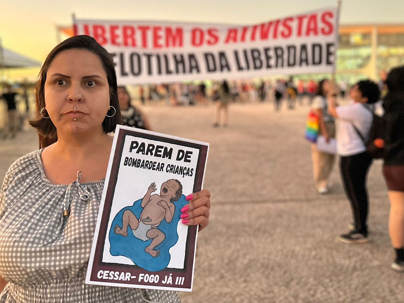 Brasília, cidade de ativista brasileiro sequestrado por Israel, realiza ato no Palácio do Planalto – Brasil de Fato