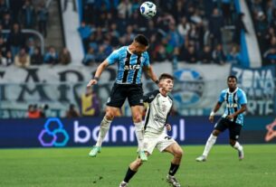 Corinthians e Grêmio empatam em 1 a 1 pelo Brasileirão