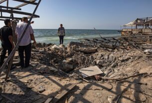 Defesa Civil de Gaza anuncia 21 mortos em bombardeio israelense em área de descanso à beira-mar