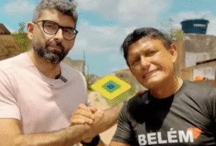 o prefeito de Ananindeua Dr. Daniel e o deputado Éder Mauro