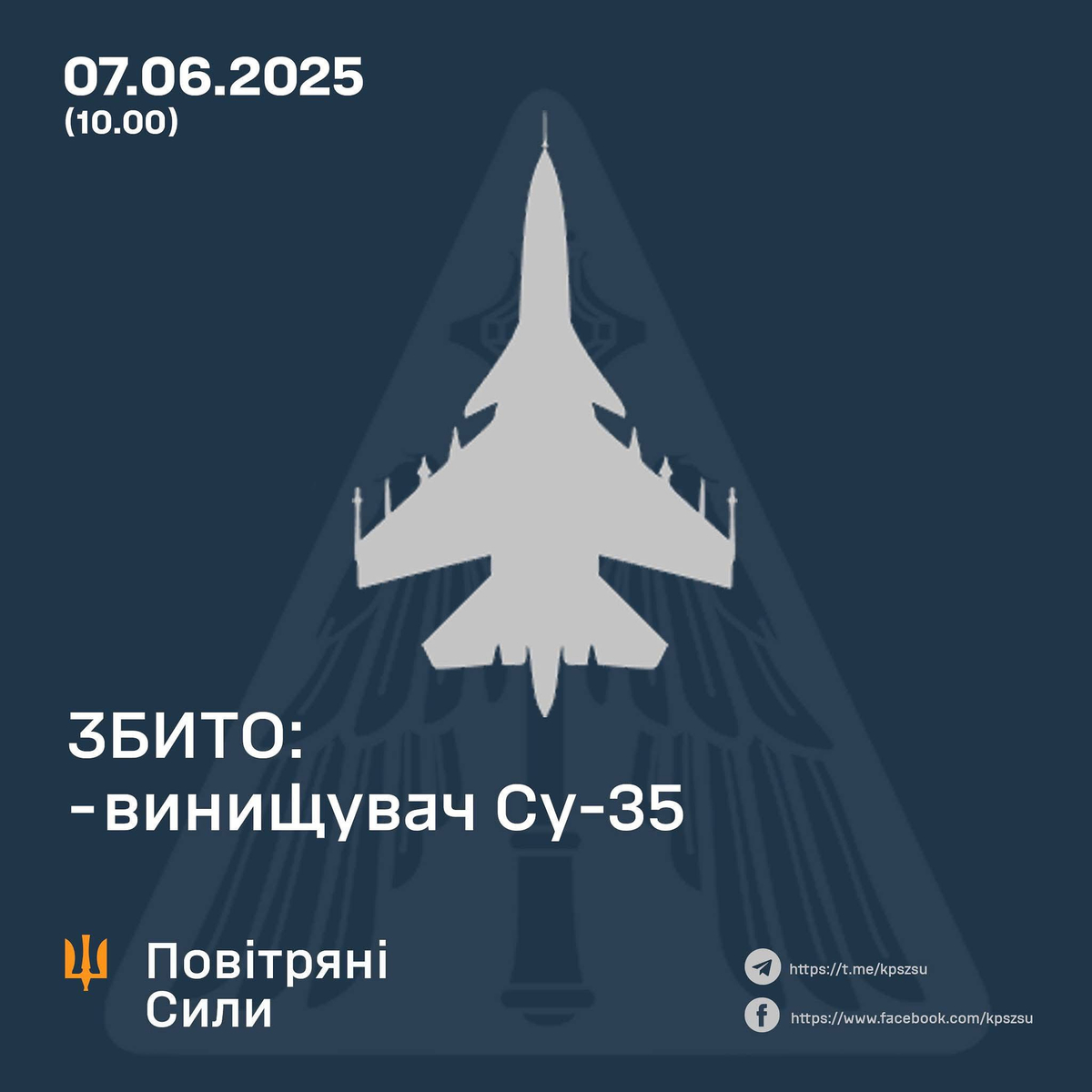 F-16 ucraniano abate o Russo Su-35 em Kursk Oblast