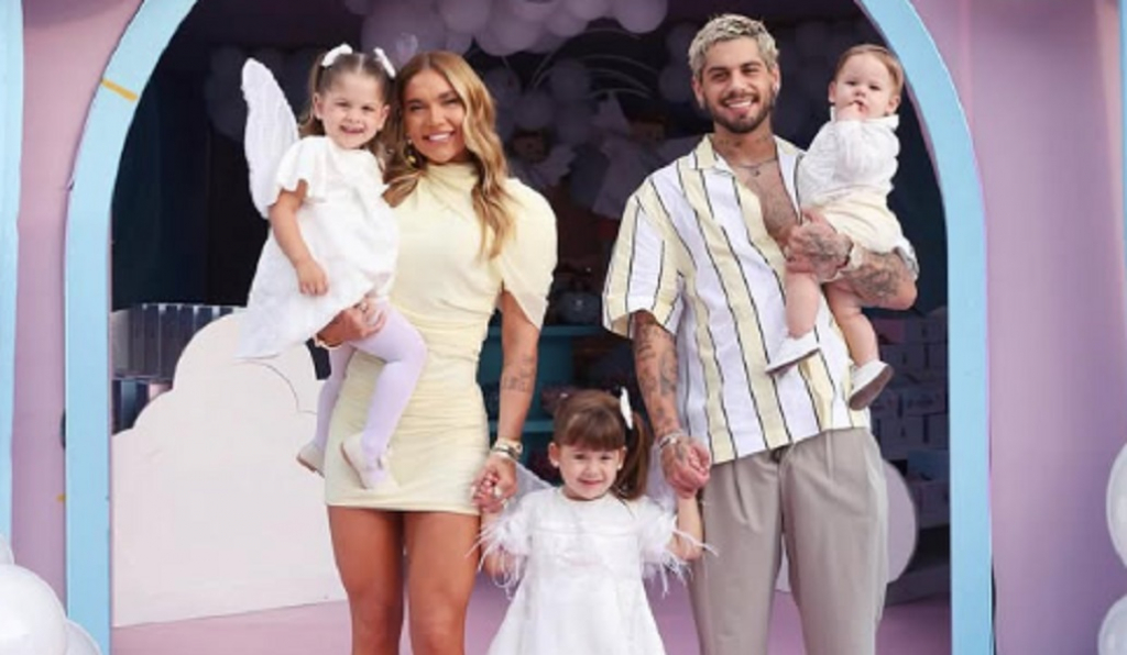 Festa de Maria Alice, filha de Virginia e Zé Felipe, tem bolo de 2,5 metros