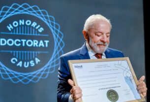 Lula associa honoris causa à “resistência” do povo brasileiro