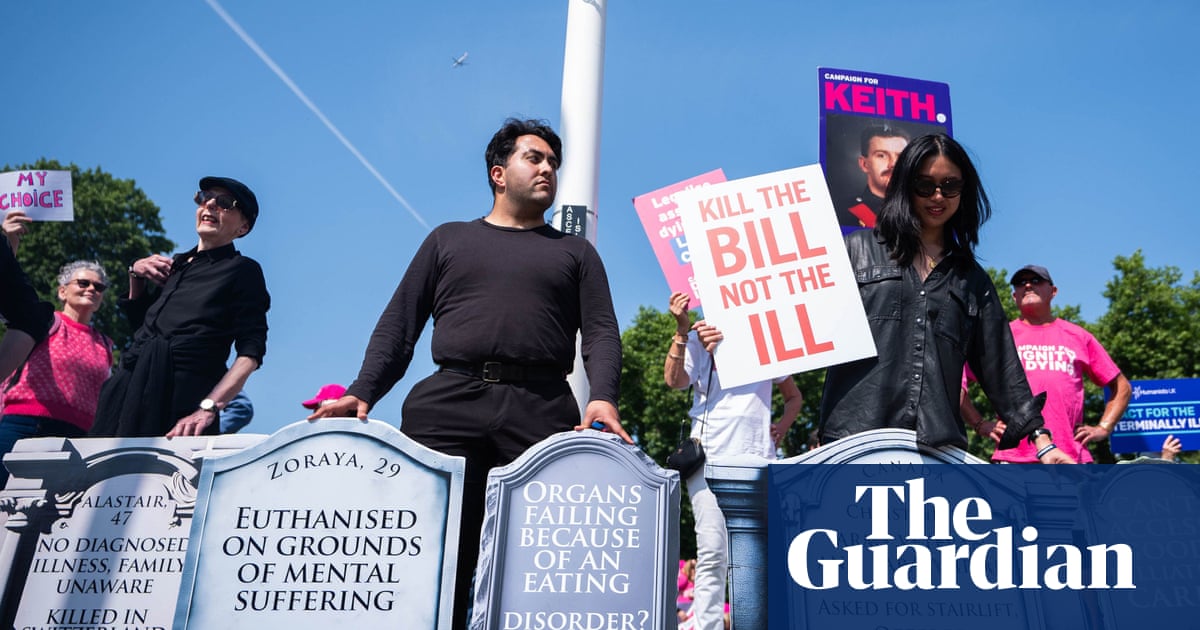 MPS Back Bill Alterações para impedir que os médicos aumentassem a morte assistida com menores de 18 anos | Morrendo assistido