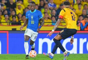 Na estreia de Ancelotti, Brasil faz jogo morno com Equador e fica no empate sem gols