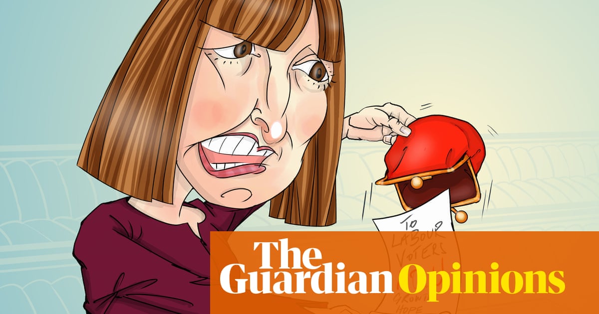 Nicola Jennings na revisão de gastos de Rachel Reeves - desenho animado
