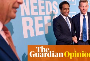 Os eleitores da Grã -Bretanha não podem resistir a um drama bagunçado. Quão afortunada para Nigel Farage and Reform | Marina Hyde