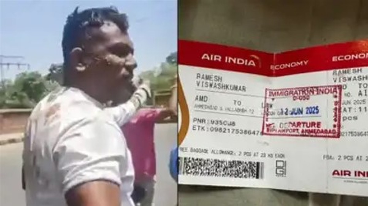 Passageiro que seria único sobrevivente de tragédia aérea diz ter pulado de Boeing da Air India