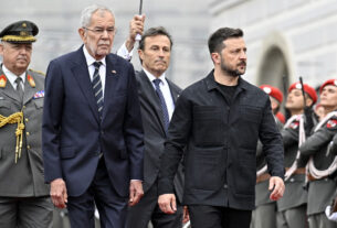 Zelensky faz uma visita surpresa a Viena para as principais palestras internacionais