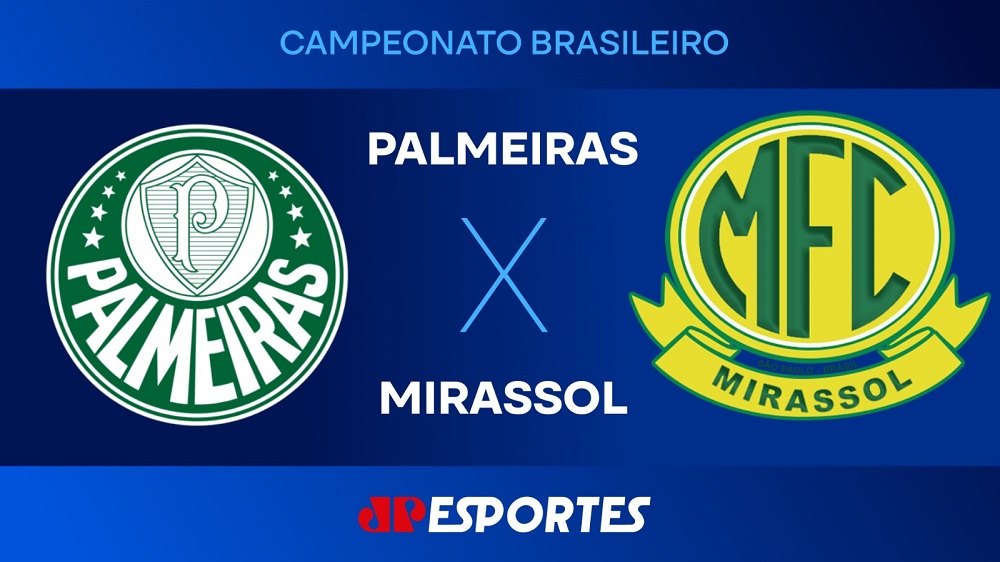 Confira como foi a transmissão da Jovem Pan do jogo entre Palmeiras e Mirassol