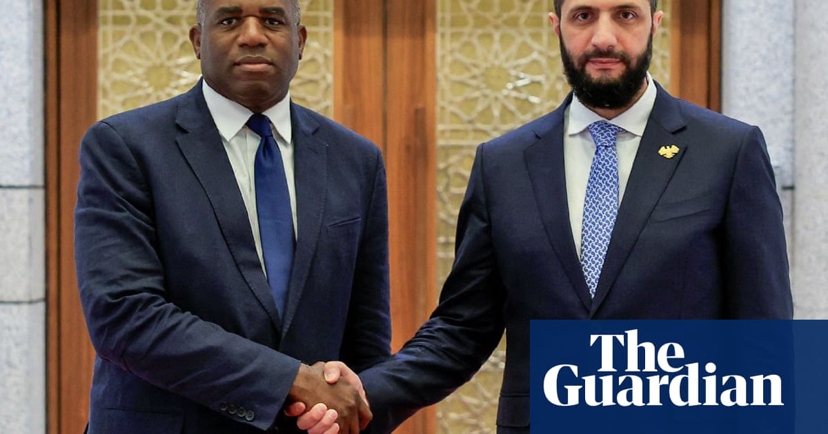 A Grã-Bretanha restabelecendo as relações com a Síria, anuncia David Lammy | Síria
