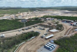 A primeira barra de ouro da Mina Borborema no Rio Grande do Norte