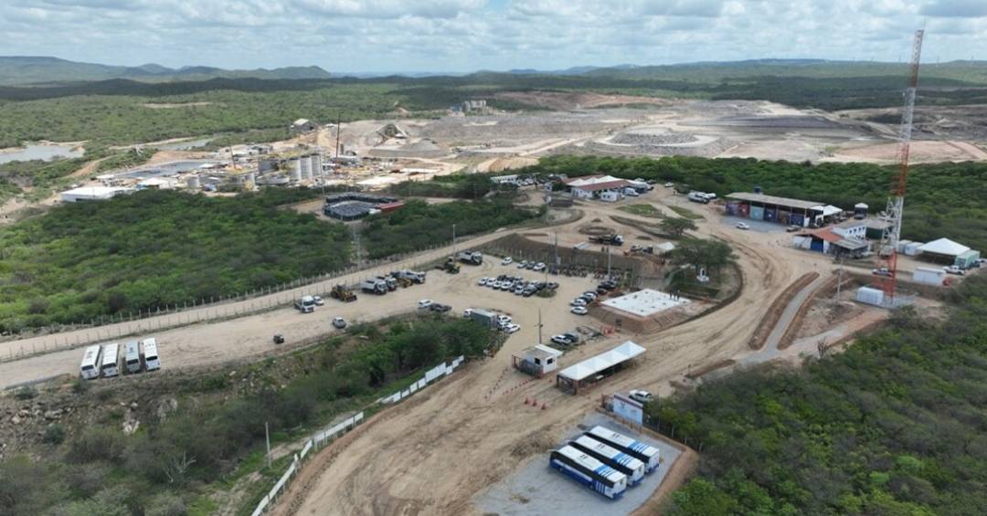 A primeira barra de ouro da Mina Borborema no Rio Grande do Norte