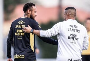 Neymar retornou aos treinos na última terça-feira