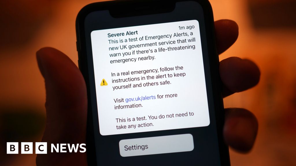 Alerta de emergência do Reino Unido a ser testado pela segunda vez em setembro
