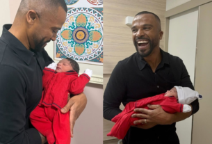 Alexandre Pires celebra nascimento do primeiro neto: 'Colinho do vovô!'