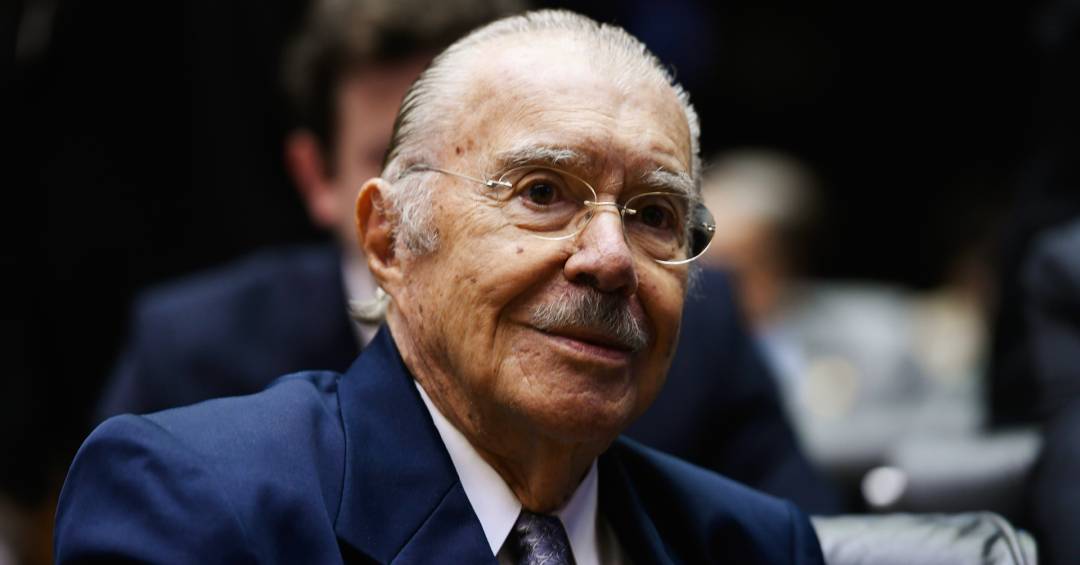 Após sanção de Trump, Sarney defende Moraes: ‘Nunca corra atrás de um doido’