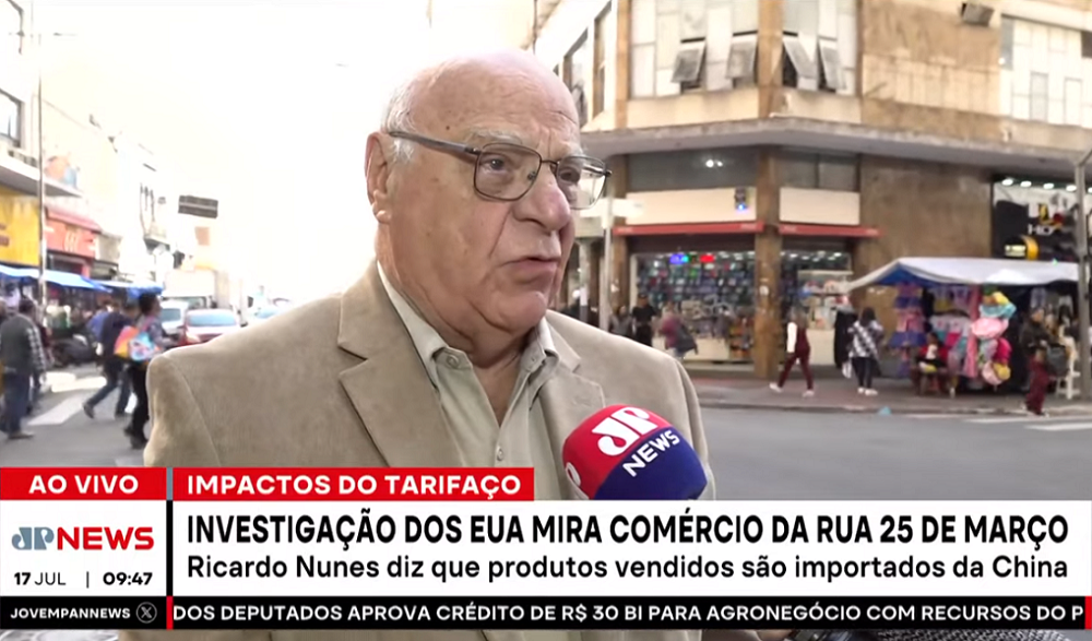Brasil corre risco de sanções por causa da Rua 25 de Março? Presidente da ACSP comenta