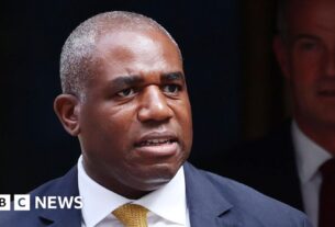 David Lammy 'horrorizado e enojado' pelo sofrimento civil em Gaza