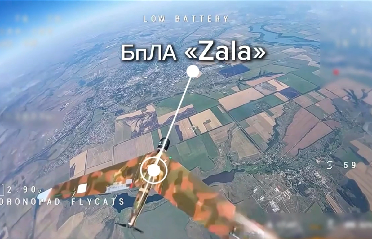 Drones interceptores ucranianos Downs russo Zala Recon UAV