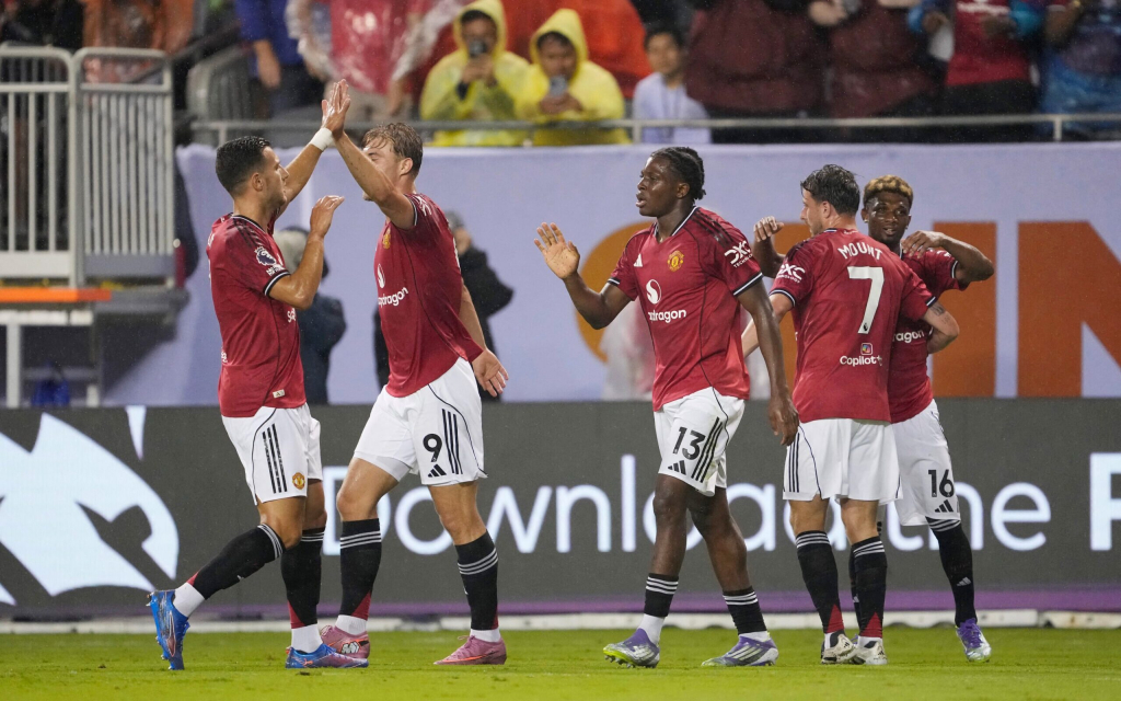 Em amistoso de pré-temporada, Manchester United goleia Bournemouth