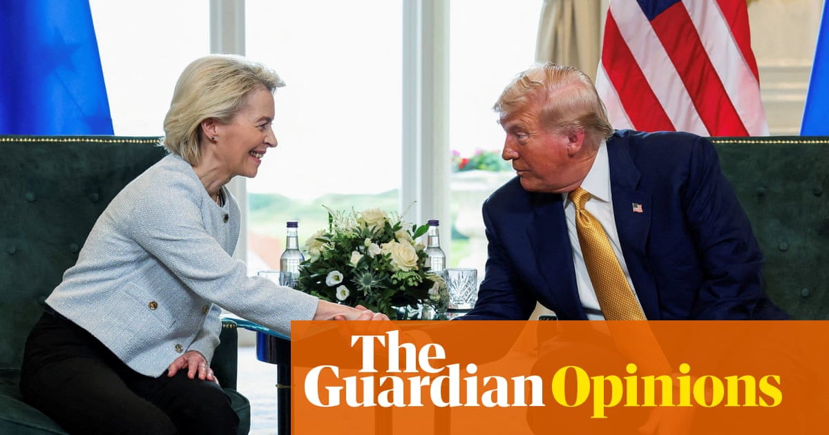 Este acordo comercial EUA-UE é um triunfo para o Brexit Britain? Somente nas fantasias mais ilusórias dos que abandonam | Polly Toynbee