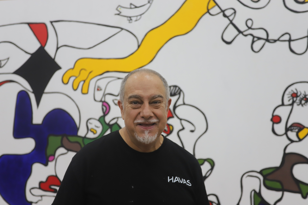 "Eu acredito que Deus está com a Ucrânia." O artista de Londres obras em Bucha
