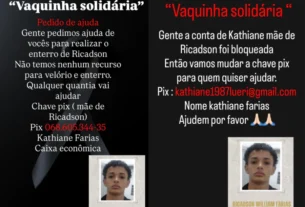 Familiares de Ricadison organizam vaquinha para custear enterro do adolescente